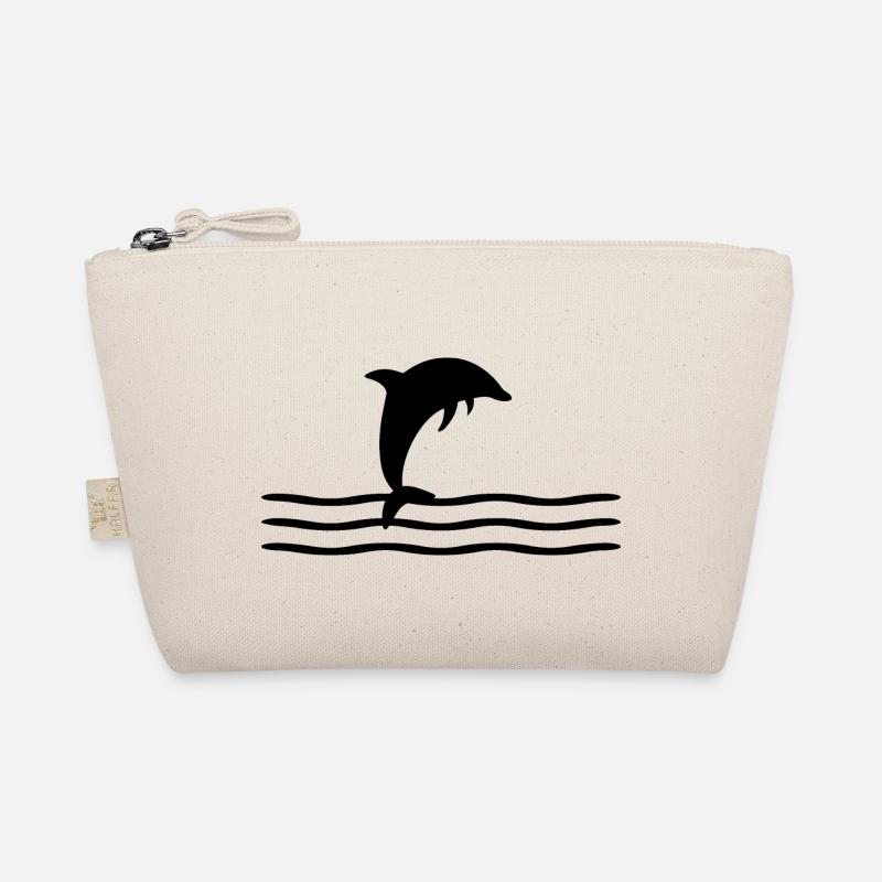 Dolphin Delfin - Bio-Täschchen - Natur