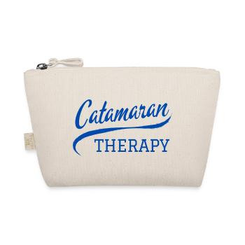 Catamaran Therapy Typography US sport - Organic Pouch - nature - Front