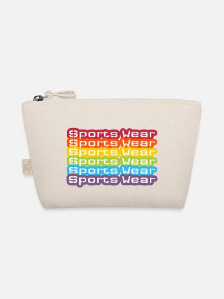 Sports Wear Rainbow two - Bio-Täschchen - Natur - Vorne