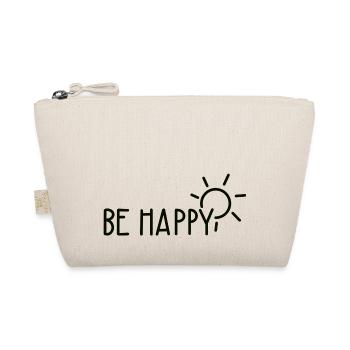be happy - Organic Pouch - nature - Front