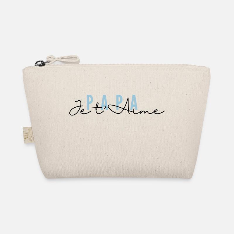 LOGO PAPA ICH LIEBE DICH - Bio-Täschchen - Natur