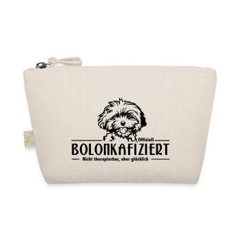 Bolonka Zwetna - "Bolonkafiziert" - Bio-Täschchen - Natur - Vorne