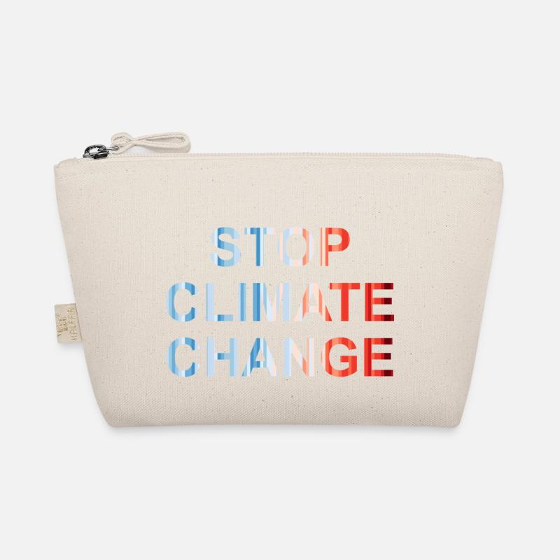 Stop climate change - No planet b - Organic Pouch - nature