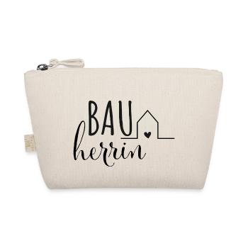 Bauherrin Häuslebauer Hausbesitzerin Hausbau bauen - Bio-Täschchen - Natur - Vorne