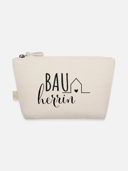 Bauherrin Häuslebauer Hausbesitzerin Hausbau bauen - Bio-Täschchen - Natur