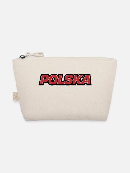 Polska Polnische Geschenk - Bio-Täschchen - Natur - Vorne