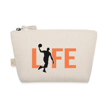 Basketball Basketball Geschenkidee - Bio-Täschchen - Natur - Vorne