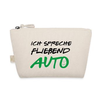 ICH SPRECHE FLIEßEND AUTO VERDE - Bio-Täschchen - Natur - Vorne