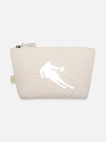 Freestyle Skiers Men Skiing Skiing Skiing - Organic Pouch - nature