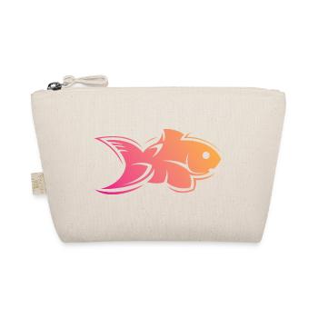poisson poisson eau couleurs de la mer symbole icône logo - Trousse biologique - nature - Devant