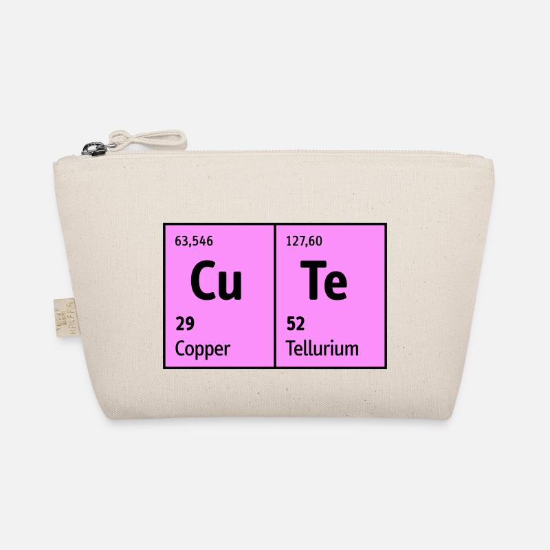 Periodensystem der Elemente CuTe süß niedlich nett Bio-Täschchen