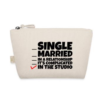 Single, Married, In A Relationship, In The Studio4 - Bio-Täschchen - Natur - Vorne