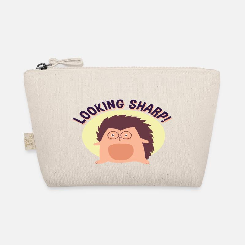 Looking Sharp Süsser Igel mit Brille Bio-Täschchen