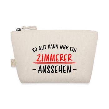 Zimmerer Lustiger Spruch Zimmermann Witz Geschenk - Bio-Täschchen - Natur - Vorne