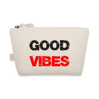 Good Vibes - Gute Stimmung Mädchen Sommer 2022 - Bio-Täschchen - Natur - Vorne