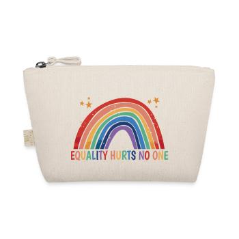 Equality Hurts No One Bisexuality Lesbian Gay Love - Bio-Täschchen - Natur - Vorne