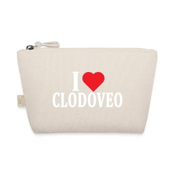 t-shirt J’adore Clovis t-shirt idée cadeau - Trousse biologique - nature - Devant