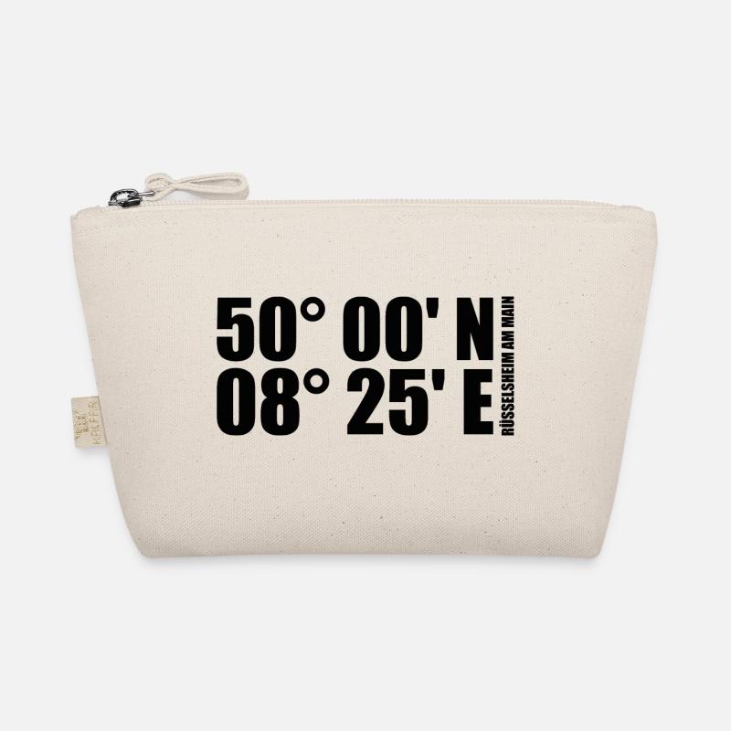 Rüsselsheim am Main coordinates Organic Pouch