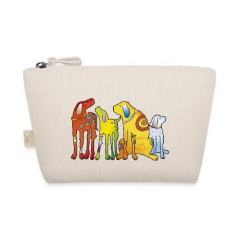 Dogs Puppy Dog Pack Pet Terrier Pug - Organic Pouch - nature - Front