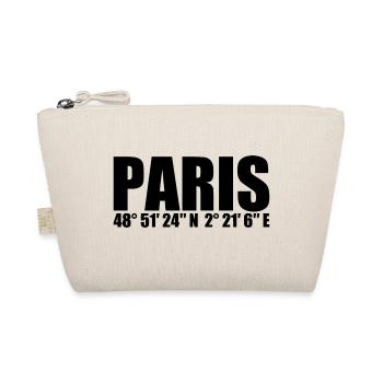 Paris Coordinates - Organic Pouch - nature - Front