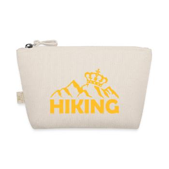 Logo Hiking Krone Berge - Bio-Täschchen - Natur - Vorne
