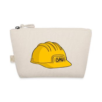 Bauarbeiter Helm Baustelle - Bio-Täschchen - Natur - Vorne