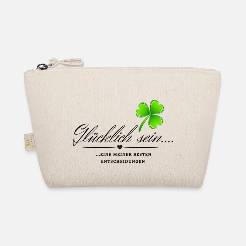 Glücklich sein Bio-Täschchen