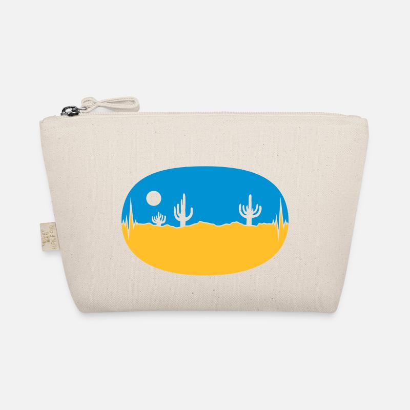 Skyline Frequency Desert Landscape Organic Pouch