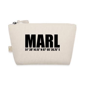 Marl Koordinaten - Bio-Täschchen - Natur - Vorne