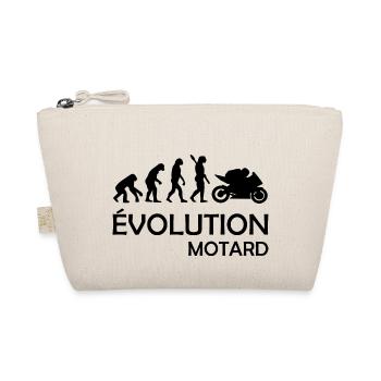 Évolution Motard / humour moto - Trousse biologique - nature - Devant
