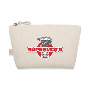 SUPER MOTO Monkey Helmet red - Organic Pouch - nature - Front