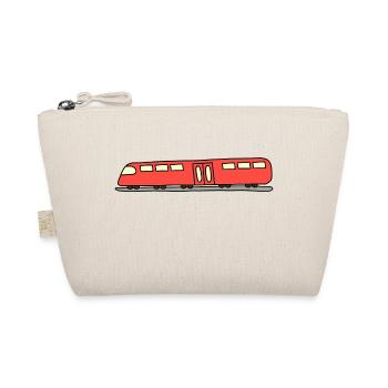 Red Train - Organic Pouch - nature - Front