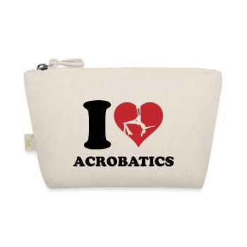 I Love Acrobatics Graphic Acrobat Gymnastics Gymna - Bio-Täschchen - Natur - Vorne