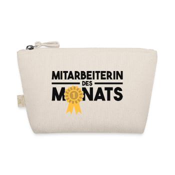 Mitarbeiterin des Monats Auszeichnung Arbeit Job - Bio-Täschchen - Natur - Vorne