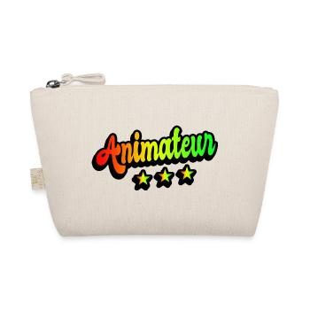 Animateur Regenbogen Design - Bio-Täschchen - Natur - Vorne