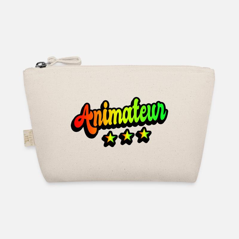 Animateur Regenbogen Design - Bio-Täschchen - Natur