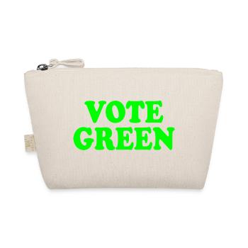 Vote green - Bio-Täschchen - Natur - Vorne