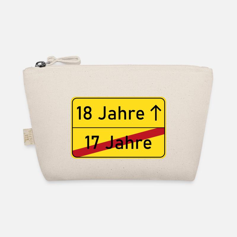 18 Geburtstag Ortsschild Bio-Täschchen