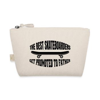 Skateboard Daddy Skater Dad Longboard Skating Dad - Trousse biologique - nature - Devant