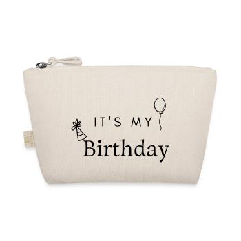 Its my birthday - Bio-Täschchen - Natur - Vorne