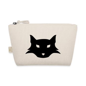 Wolf head - Organic Pouch - nature - Front