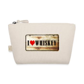Whisky Vintage Schild - Bio-Täschchen - Natur - Vorne