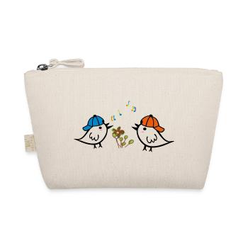Spring, Sparrows - Organic Pouch - nature - Front