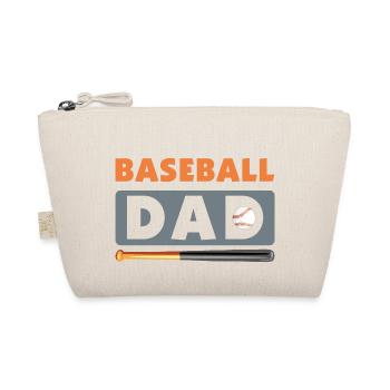 Baseball dad - Organic Pouch - nature - Front