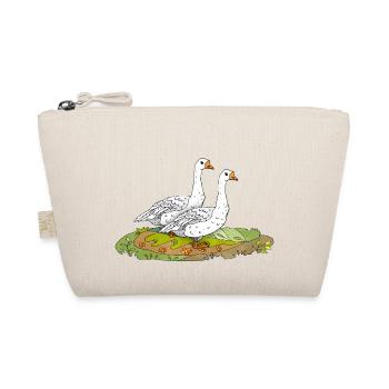 Geese - Organic Pouch - nature - Front