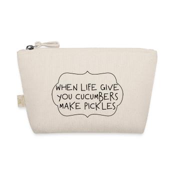 When Life Gives You Cucumbers, Make Pickles 3 - Bio-Täschchen - Natur - Vorne