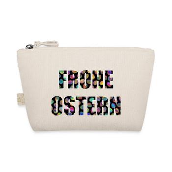 FROHE OSTERN - Bio-Täschchen - Natur - Vorne