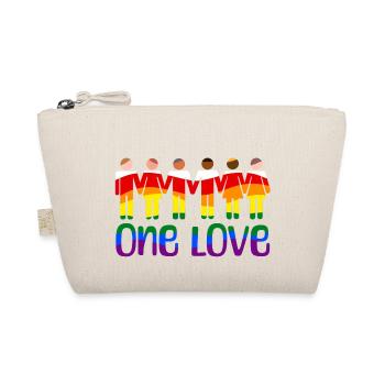 One love rainbow pride outfit - Bio-Täschchen - Natur - Vorne