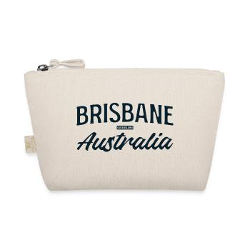 Brisbane Australia Script - Organic Pouch - nature - Front