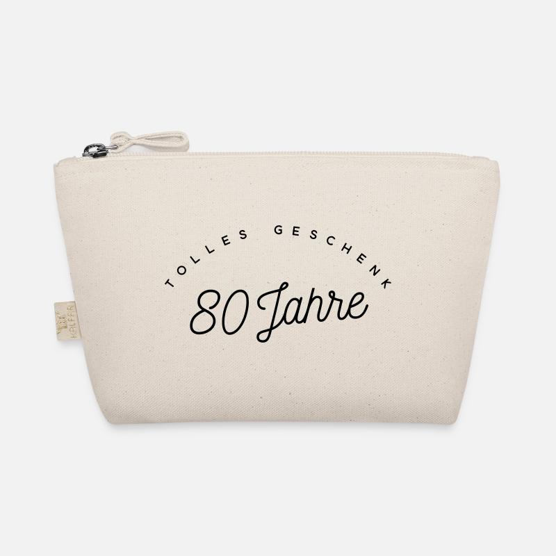 Tolles Geschenk 80 Jahre  Bio-Täschchen